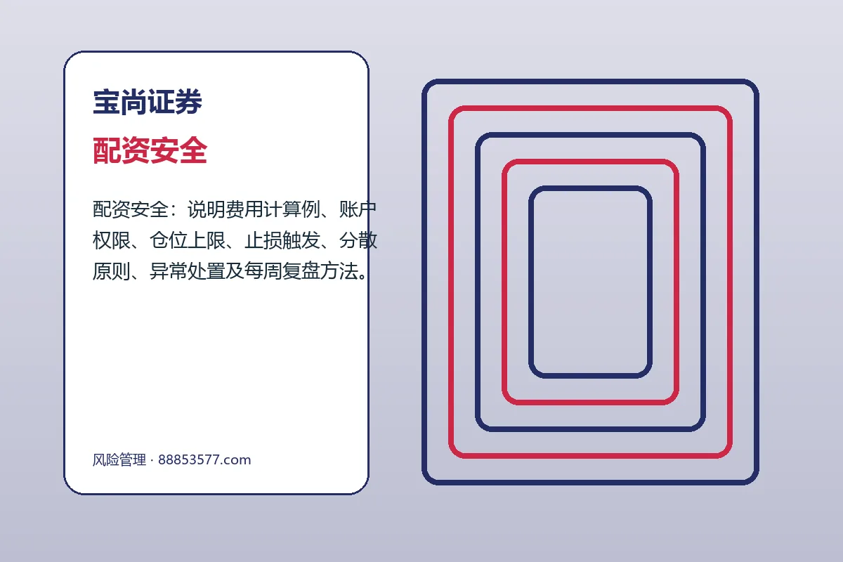 宝尚证券费用、账户与退出规则图解
